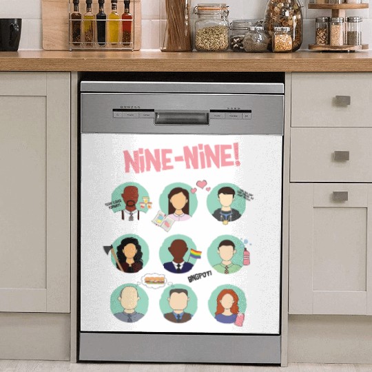 Brooklyn Nine - Nine Squad Dish Washer Covers