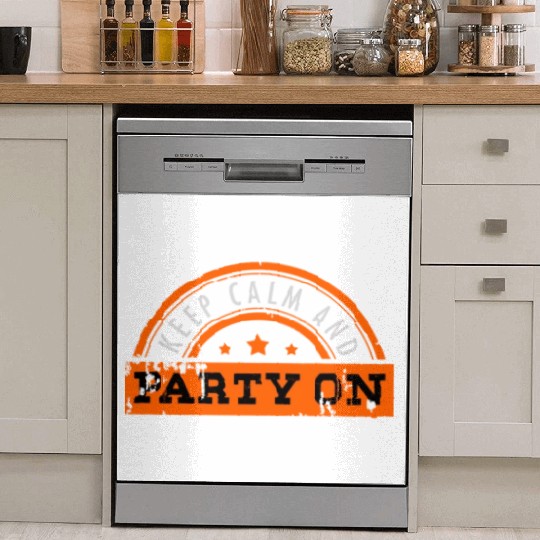 Party Music Lights Drinks Bar Alcohol Fun Gift Dish Washer Covers