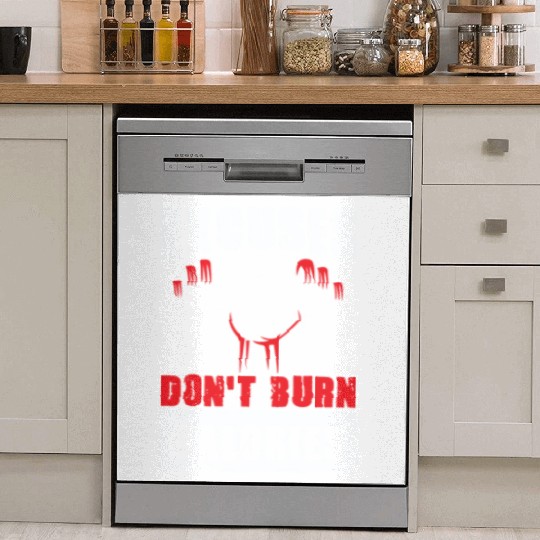 Excuses don't burn Calories gym power muscle Dish Washer Covers