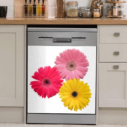 gerbera flowers, daisies, gerberas, daisy, blooms Dish Washer Covers