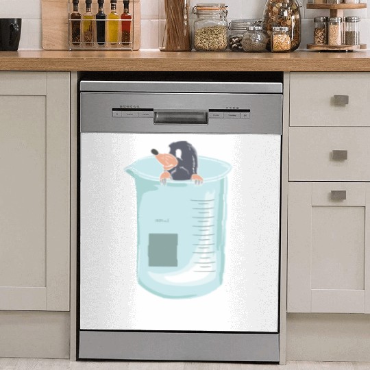 One Mole Per Liter Funny Chemistry Science Joke Dish Washer Covers