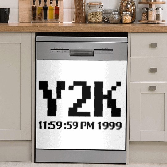 Funny Y2K Black 01 Dish Washer Covers