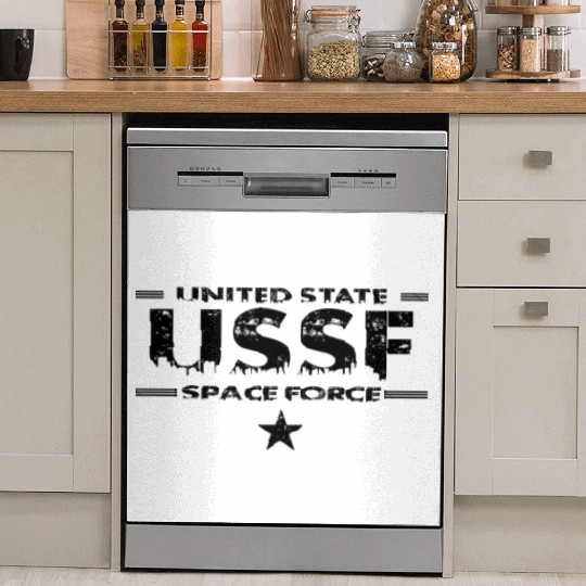 Space Force - Black Dish Washer Covers