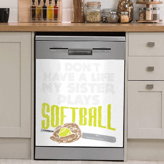 Softball Sister Dish Washer Covers