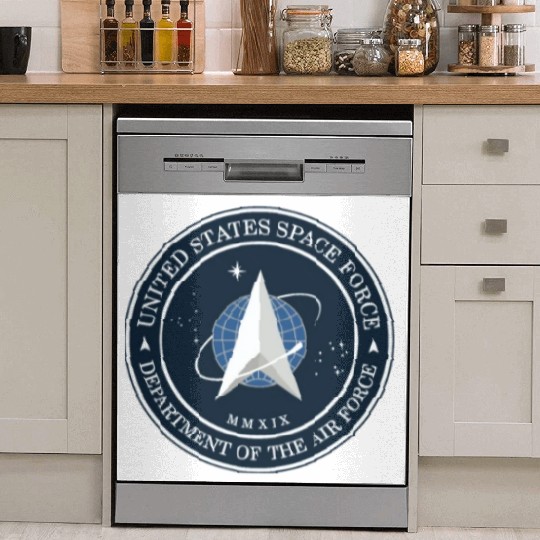 New Space Force Logo 2020 USSF Dish Washer Covers