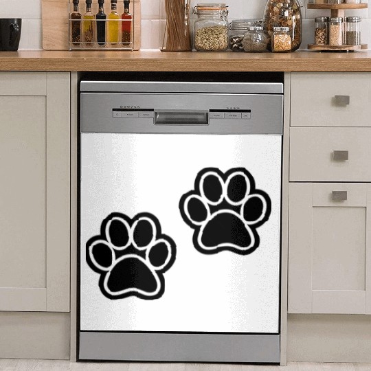 Paw Prints Dish Washer Covers