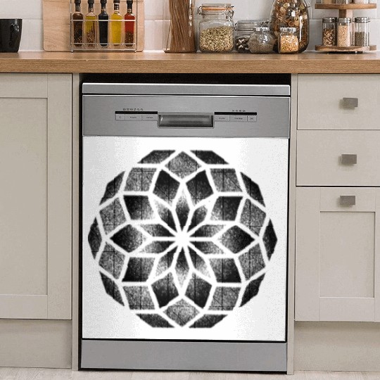 Mandala dotwork Dish Washer Covers