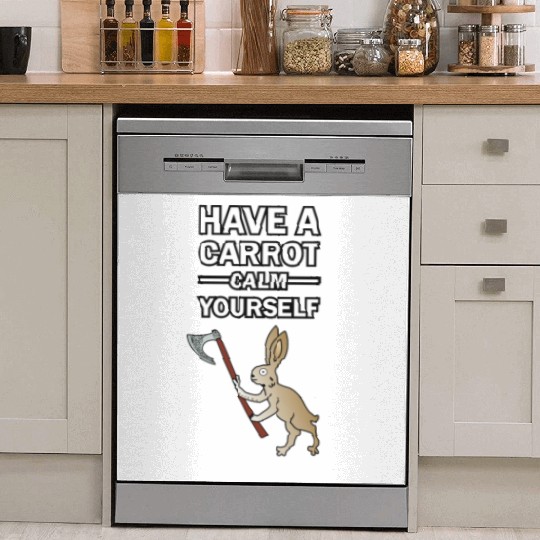 Have A Carrot Calm Yourself Dish Washer Covers