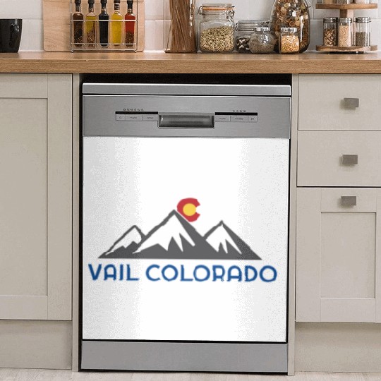 Vail Colorado Rocky Mountain Dish Washer Covers