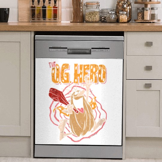Captain Caveman Og Hero Gift Dish Washer Covers