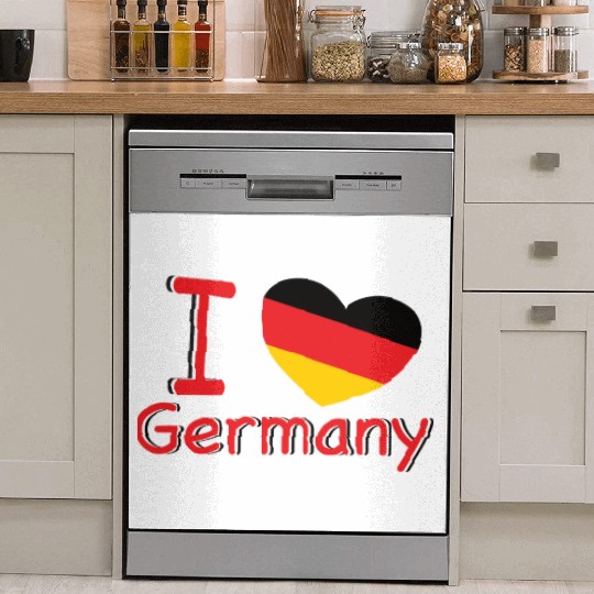 Germany I Love Germany Dish Washer Covers