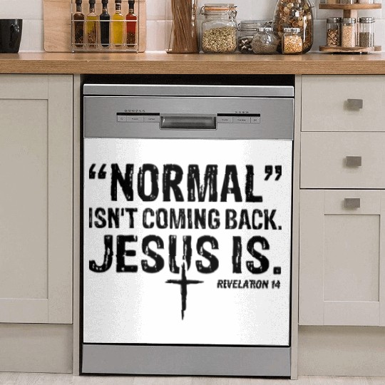 Normal Isn't Coming Back Jesus Is Dish Washer Covers