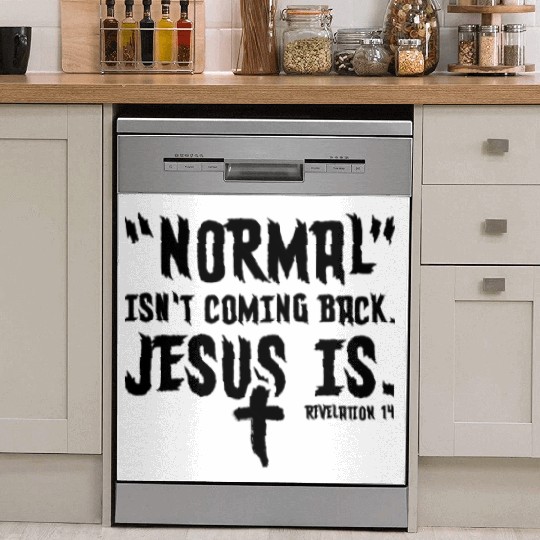 Normal Isn't Coming Back Jesus Is Dish Washer Covers