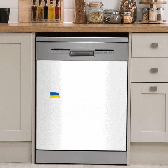 Ukrainian Tractor Pulling Tank With Ukraine Flag Dish Washer Covers