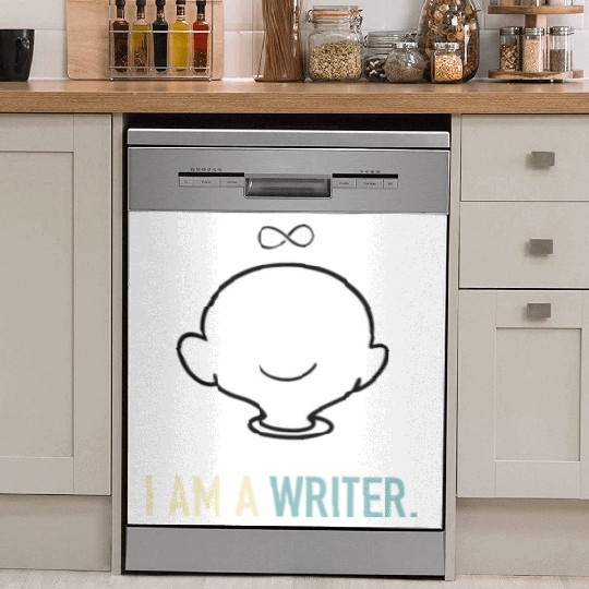I am a writer Dish Washer Covers
