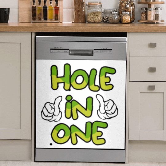 Hole In One Matching Dad and Son Dish Washer Covers