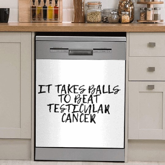 It Takes Balls To Beat Testicular Cancer 4 Dish Washer Covers