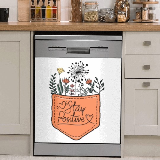 Stay positive sublimation Dish Washer Covers