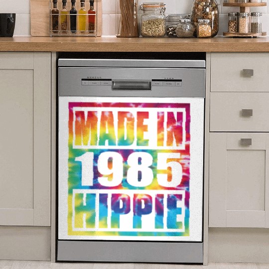 Hippie Birthday 1985 Dish Washer Covers