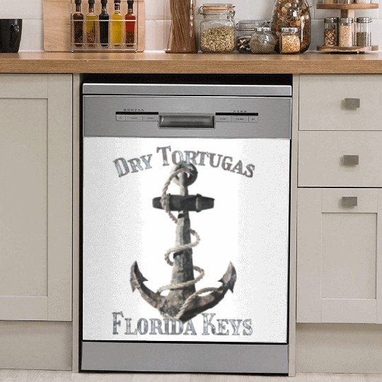 Dry Tortugas Florida Keys Vacation Nautical Anchor Dish Washer Covers