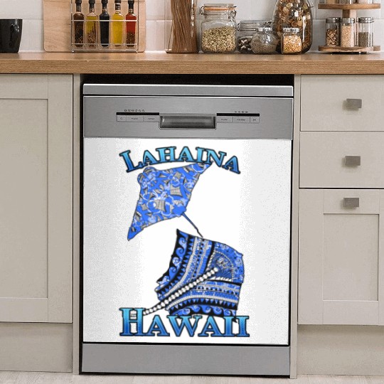 Lahaina Vacation Tribal Stingrays Dish Washer Covers