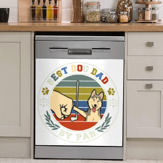 Best Dog Dad By Par Dish Washer Covers