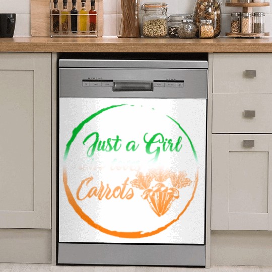 Carrot Vegetable Dish Washer Covers, Just A Girl Who Loves