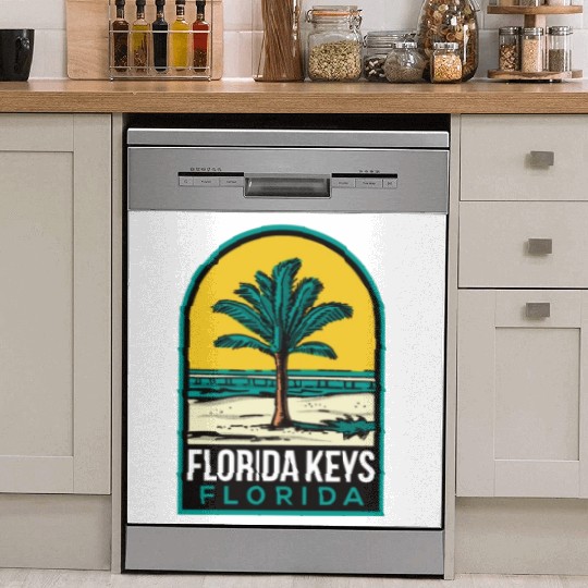 Florida Keys Vintage Beach Dish Washer Covers