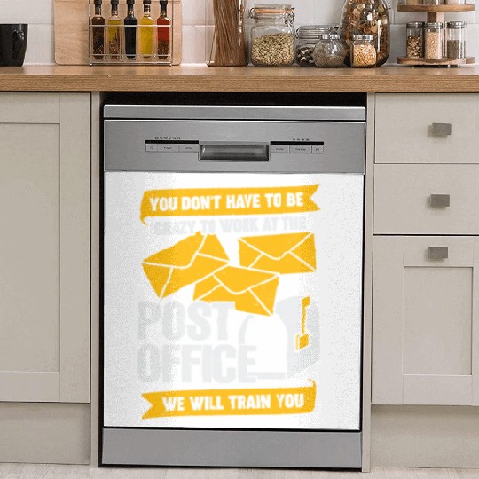 Funny Post Office Postal Worker Gift Dish Washer Covers