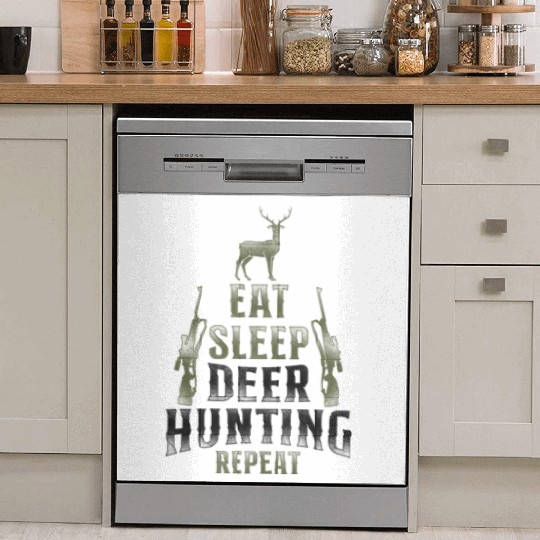 Buck Deer Hunting Hunter Vintage Dish Washer Covers