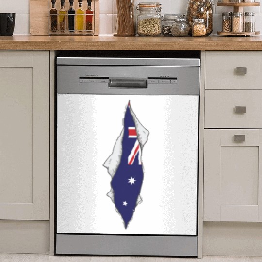 australian flag proud australia Dish Washer Covers