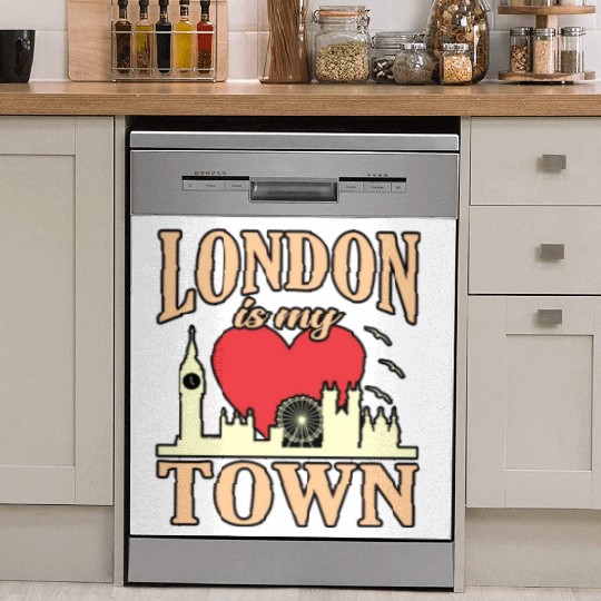 London Funny Gift Idea Dish Washer Covers