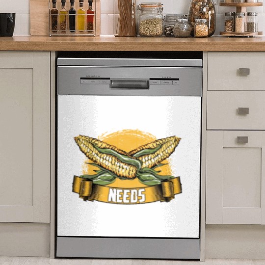 America Needs Farmers Funny Corn Farming Dish Washer Covers