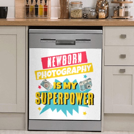 Photography Camera Lens Retro Dish Washer Covers