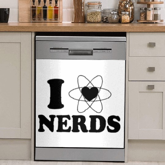 I LOVE NERDS Dish Washer Covers