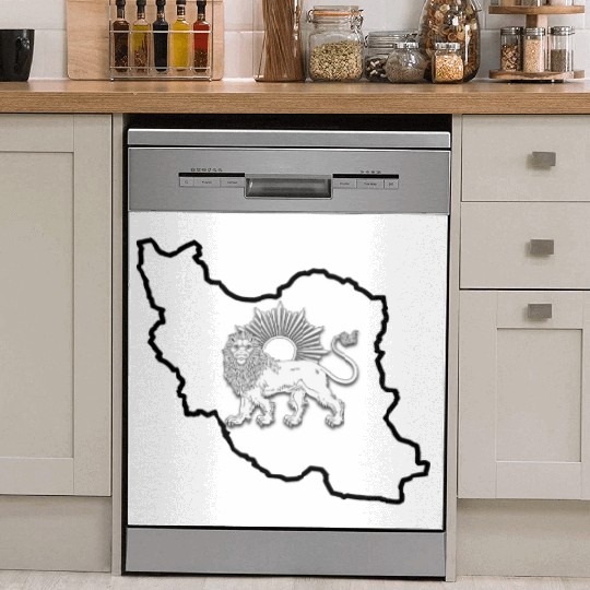 Iran Lion Sun Dish Washer Covers