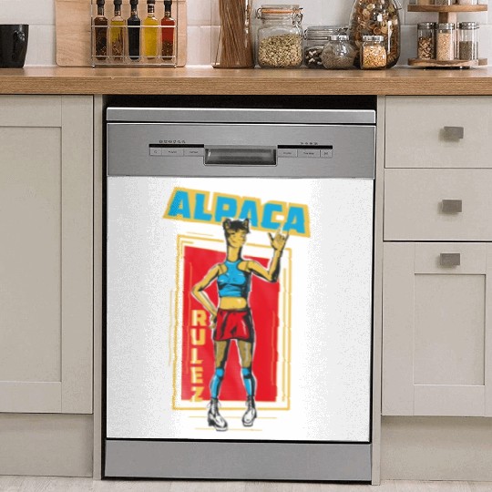 Alpaca rulez. Yes, it's true! Dish Washer Covers