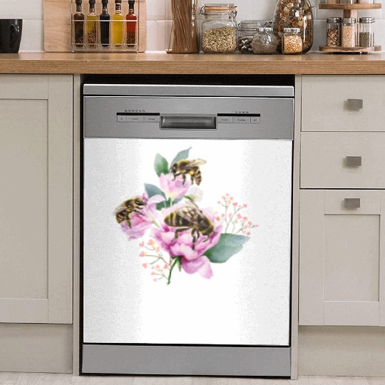 Bee Kind Save The Bees Earth Day Dish Washer Covers