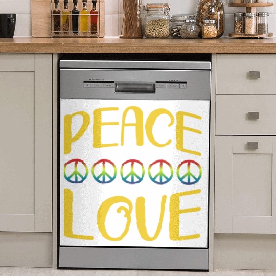 PEACE love Dish Washer Covers