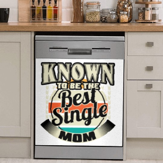 Single Mom Mom Son Gift Idea Dish Washer Covers