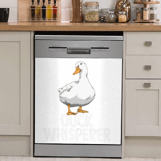 Duck Whisperer Funny Ducklings Farmers Dish Washer Covers