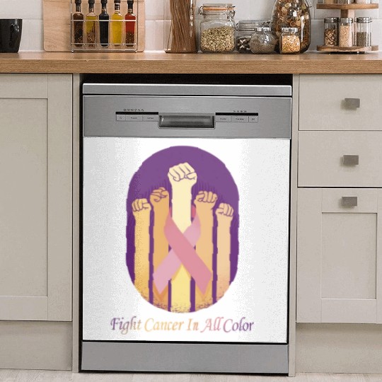 Cancer Sucks In Every Color Fighter Fight Support Dish Washer Covers