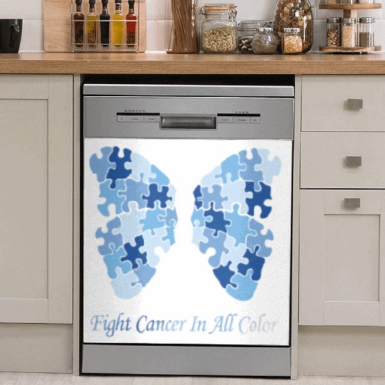 Cancer Sucks In Every Color Fighter Fight Support Dish Washer Covers