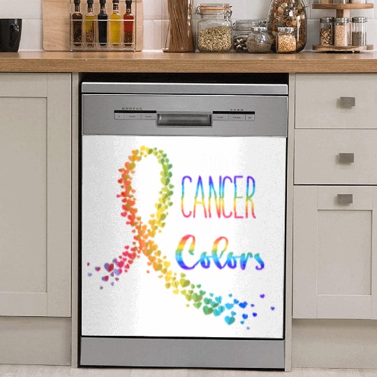 Cancer Sucks In Every Color Fighter Fight Support Dish Washer Covers
