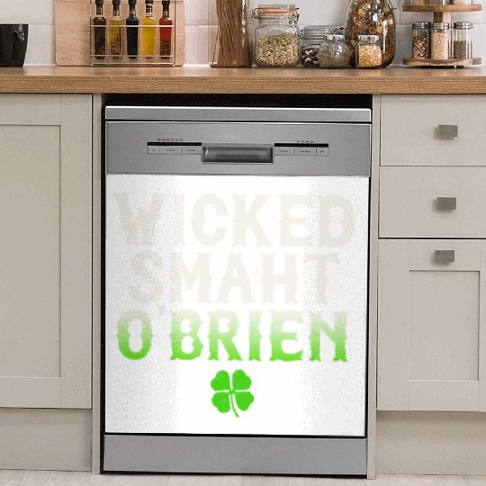 Wicked Smaht O'Brien Clan Boston Irish Slang Dish Washer Covers