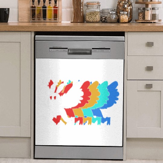 Cryptozoologist Cryptid Mothman Dish Washer Covers