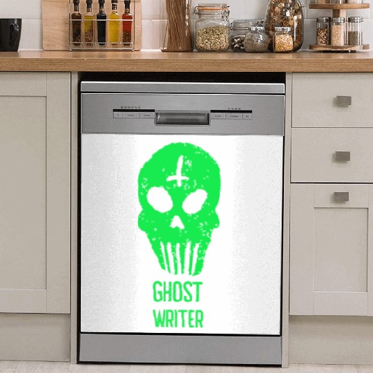 Ghost Writer Halloween Trick or Treat Costume Dish Washer Covers