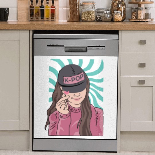 K-POP Fanatic Korean or Asian Gift Dish Washer Covers