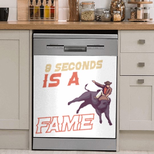 Rodeo Bull Riding Livestock Show Farmer Cattle Dish Washer Covers