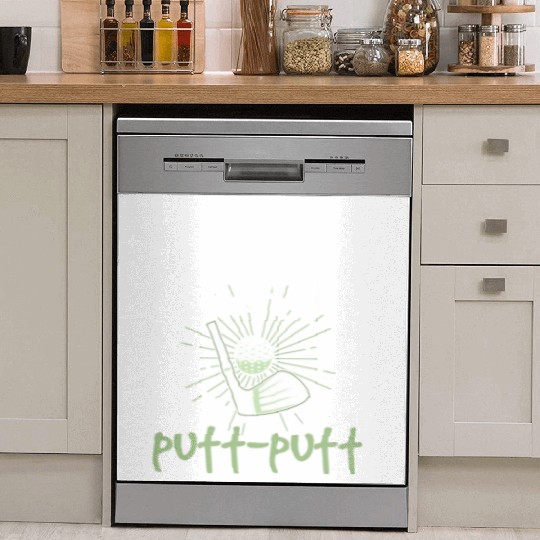 Funny Goofy Mini Golf Quotes Putt Putt Legend Dish Washer Covers